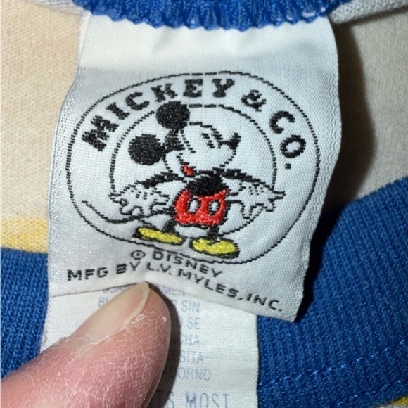 Disney Mickey Mouse Colorful Pajama Shirt - Picture 3 of 3